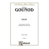 faust vocal score french english language edition vocal score kalmus edition french edition