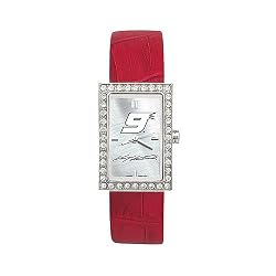 Kasey Kahne Ladies NASCAR "Starlette" Watch by Logo Art (Leather Band)