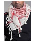 Desert Scarf White/Red Outdoor Living