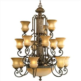 Progress Lighting Monterey Ceiling Chandelier P4499-111 Desert Sand by Progress Lighting