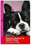Ma Snax Organic Peanut Butter & Carob Chip Dog Biscuits