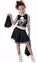 Child Gothically Punk Cheerleader Costume (Earrings/Socks/Shoes Not Included)