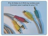 4-pin S-video Plus 3.5mm Audio to 3 RCA Cable to Connect Laptop to Tv. 12ft Reviews
