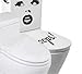 OOPS Sexy Women Black Sticker Home Decor Decal for Toilet Refrigerator