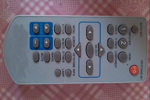 Brand New High Quality General Universal Compatible Replacement Projector Remote Control Fit For Panasonic PT-LX271 Projector By POLLY SHOP 365 Days Warranty
