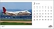 JAL「FLEET」 (卓上判)2010年 カレンダー
