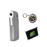 Digital Concepts 3 in 1 Silver Micro Digital Camcorder + Digital Picture Frame + Digital Keychain Photo Viewer