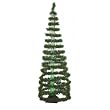 6' Pre-Lit Color Changing Green Spiral Bubble Christmas Tree - Multi Lights
