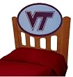 Virginia Tech - Stained Full Headboard