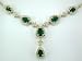14K 2.15 CTW Emerald & Diamond Necklace