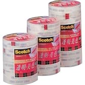 3M スコッチ透明テープ・15mm×35m・10巻入 BK-15