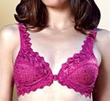 Valmont Embroidered Lace Front Closure Underwire Bra Style 8323