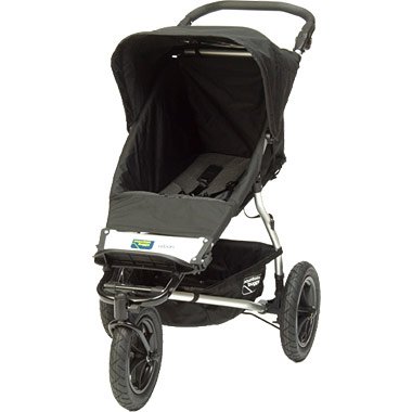 Mountain Buggy Urban Single Jogging Stroller in Black
