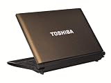 Toshiba Mini NB550D-119 25,7 cm (10,1 Zoll) Netbook (AMD C60, 1GHz, 1GB RAM, 320GB HDD, AMD HD 6290, Win 7 Starter) braun/schwarz