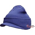Visor Beanie Cap Deluxe in Denim Blue von Flexfit + Schl�sselanh�nger