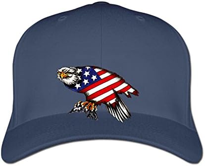 Adult Unisex Cute Crazy Flat American Eagle American Flag Designs Flat Caps Cool Snapback Hat Cool Hat