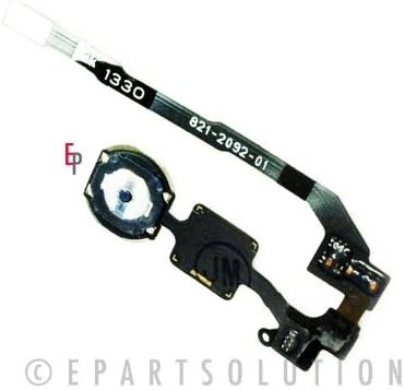 ePartSolution-iPhone 5S Home Button Flex Cable Module Replacement Part USA Seller