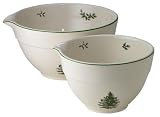 Spode Christmas Tree Mixing Bowls, Set of 2
