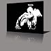 BANKSY: Fallen Angel Gallery Framed Canvas Art,Ready To Hang,NEW