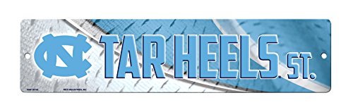 NCAA North Carolina Tar Heels High-Res Plastic Street Sign