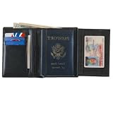Royce Leather European Passport Wallet