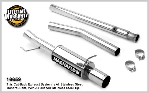 MagnaFlow 16659 Stainless Steel Cat Back Exhaust System 2003 - 2007 Mitsubishi Lancer