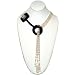 HinsonGayle Glamour Collection "VENUS" Artisan Crafted Triple Strand White Cultured Pearl Lariat Necklace