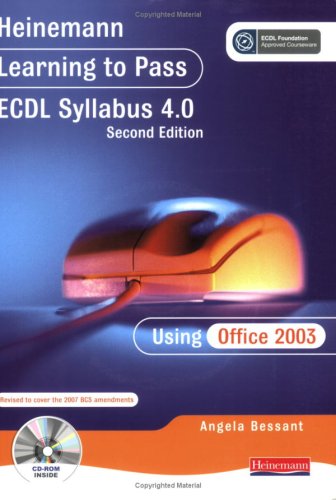 Buy Learning to Pass ECDL 4.0 Using Office 2003 Revised Edition online at Discounted New and Used prices. Delivered to your door with Childrens Toyshop.com