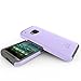 HTC One M9 Case, GENIX CASE [Armure Series] Purple Dual Layer [Shock Absorbent] TPU + [Scratch Resistant] PC Premium Protective Case for HTC One M9 Case - Lavender/ Gray