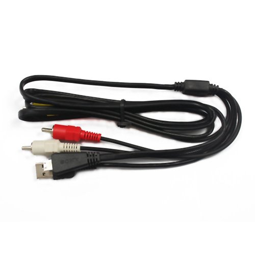 USB/AV Cable for Sony DSC- W350 DSC-TX5/B DSC-TX5/G DSC-TX5/P DSC-TX5/R DSC-TX5/S DSC-W350D/W