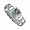 ELLETIME Women's Sterling Silver Open Square Link Bracelet Watch #SW2831JS