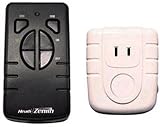 Heath Zenith - Heath Zenith RH-6008-WH5-A Wireless Kit with Indoor Plug-In Receiver, White, and Remote Control, Black