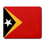 East Timor Flag Mouse Pad