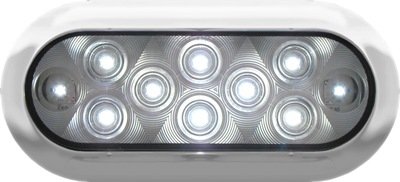 (2) 6" Oval LED White Trailer RV Reverse Backup Lights On Sale