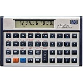 Hewlett Packard HP-12c Platinum Financial Calculator