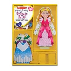 Melissa & Doug Deluxe 24-Piece Princess Elise Magnetic Dress-Up