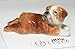 Little Critterz Dog - British Bulldog Winston - Collectible Home Decor Animal Miniature Porcelain Figurine