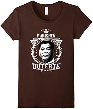 Women's Duterte punishes all T-Shirt Medium Brown