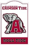 Alabama Crimson Tide Nostalgic Metal Sign - College Athletics Sports Merchandise