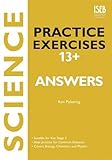 Science practice exercises 13+. Answer book