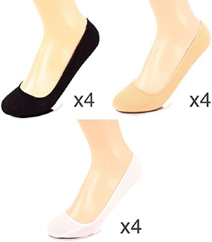 Uwant 6 or 12 Pairs Liner Socks No Show Invisible Low Cut Boat Peds Footies New