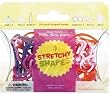Pack of 24 LITTLE DIVA Stretchy Shapes Silicone Rubber Bands Lipstick, Tiara, Gift