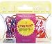 Pack of 24 LITTLE DIVA Stretchy Shapes Silicone Rubber Bands Lipstick, Tiara, Gift