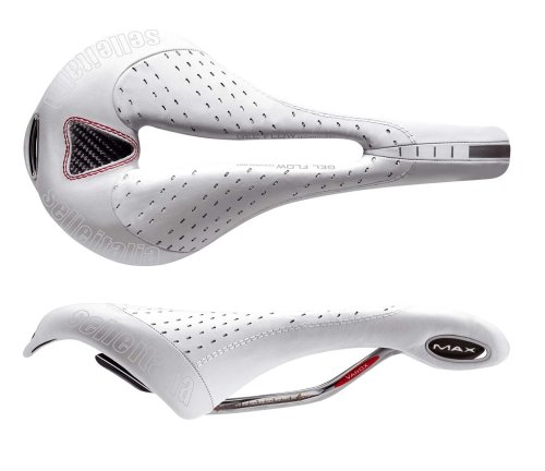 Selle Italia Max Flite Gel Flow Men's Bicycle Saddle (Vanox Rails)