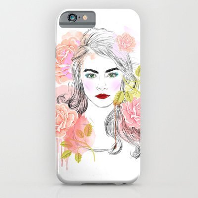 Cara Delevingne iPhone 6 Case by Sara Eshak for Customize PIX1 Phone