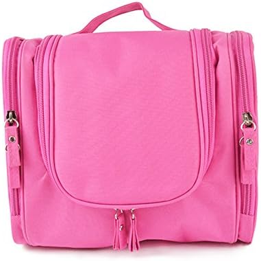 Deluxe Toiletry Bag Travel Case Bathroom Storage Cosmetic Bag Toiletry Bag Travel Organizer Medium Pink Bl101fen