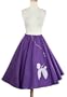 Hey Viv! Adult Sz: Purple Poodle Skirt - Swing !