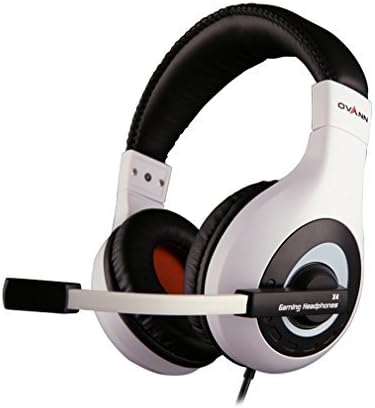 SOUND INTONE X4 Stereo Professional PC Gaming Headphones Adjustable Strong Low Bass Headset Earphones With 3.5 Mm Audio Cable Includes Controls,360 degree Omnidirectional Microphone(Black/White)