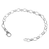 Produkt-Bild: VINANI Basis Bettelarmband Charm-Anhaenger Silber 925 Armband BBC