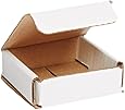 Aviditi M331 Crush Proof Corrugated Mailer, 3" Length x 3" Width x 1" Height, Oyster White (Bundle of 50)